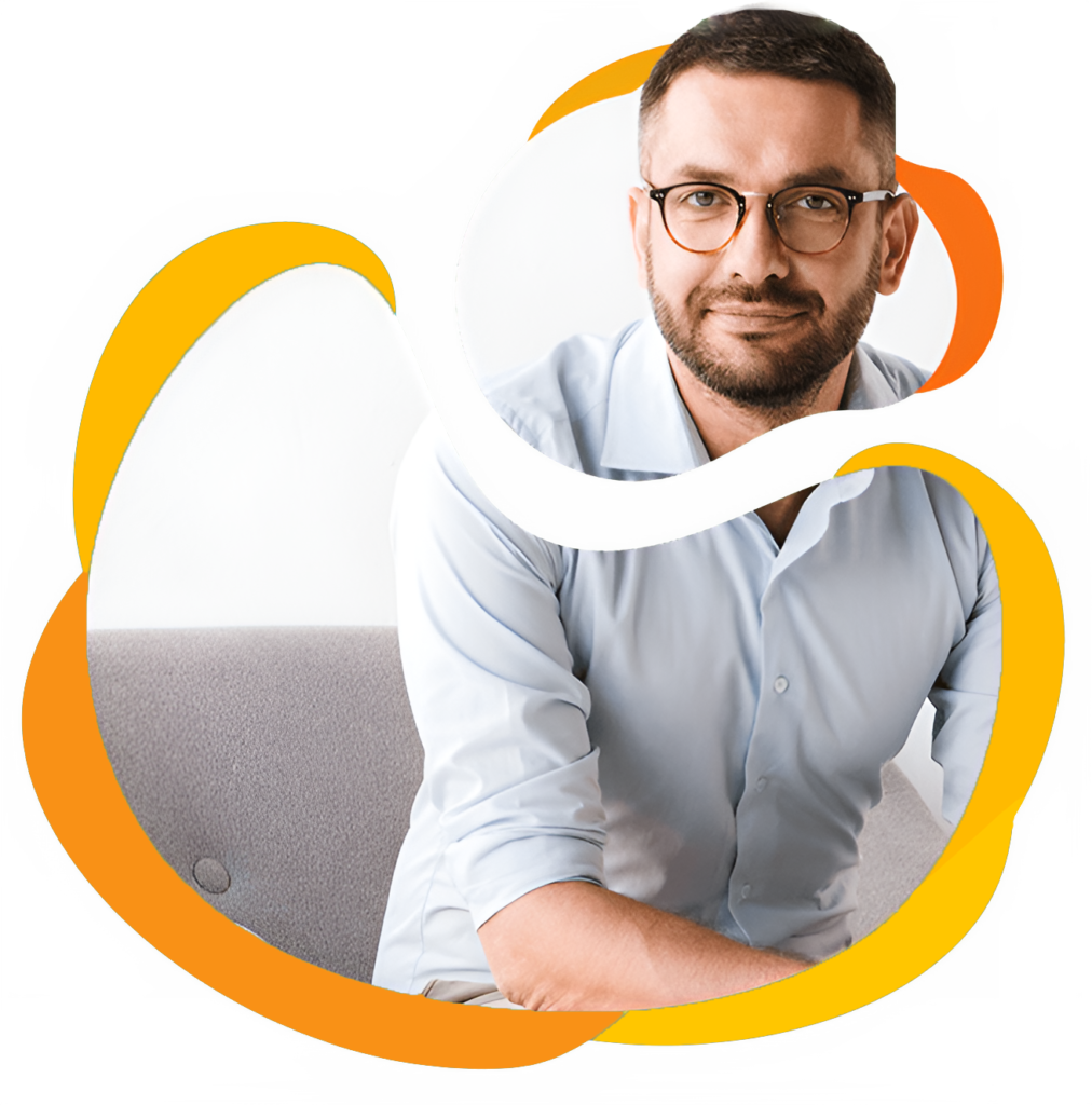 a man with glasses and a beard